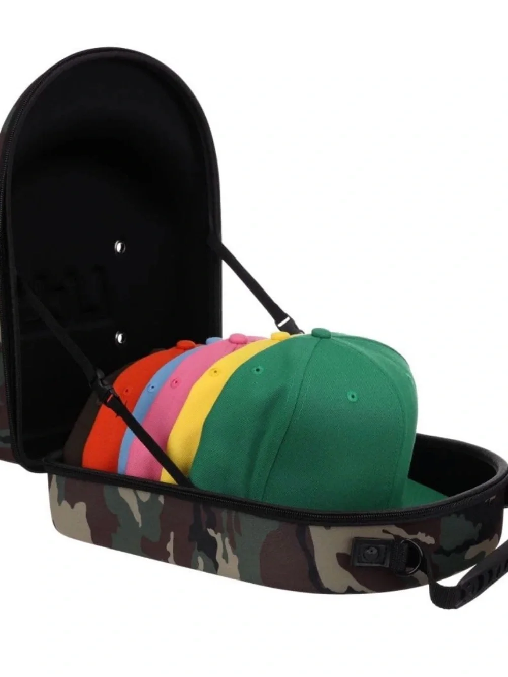 Lids Camouflage Hard Shell Hat Travel Carry Case - Camo